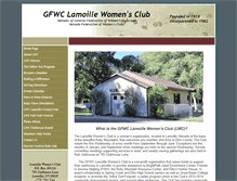 Tablet Screenshot of lamoillewomansclub.org